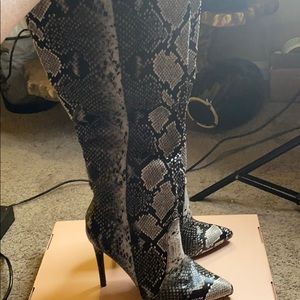 Snakeskin Boots